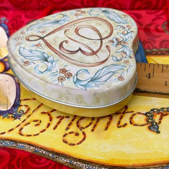 4 Set Multicolor & Size Brighton Heart-Shaped Decorative Tin Collection & Bag - Picture 16 of 16